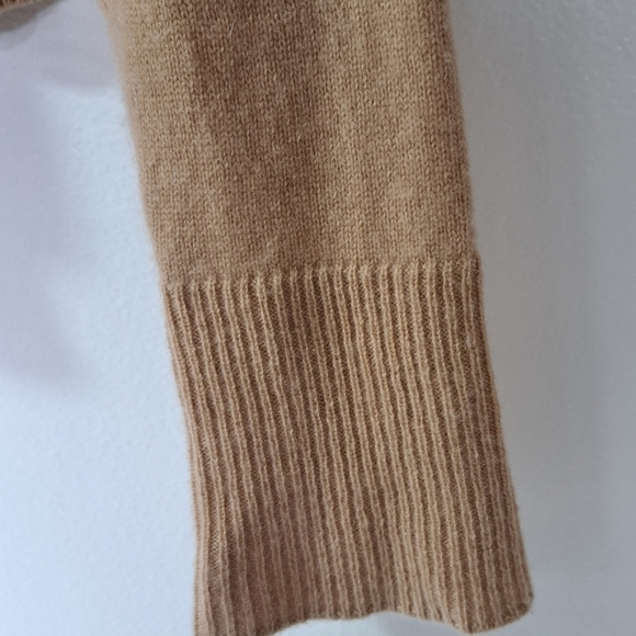 Veronica Beard Trisa Camel Cashmere Front Button Cardigan Size Small - Picture 7 of 12